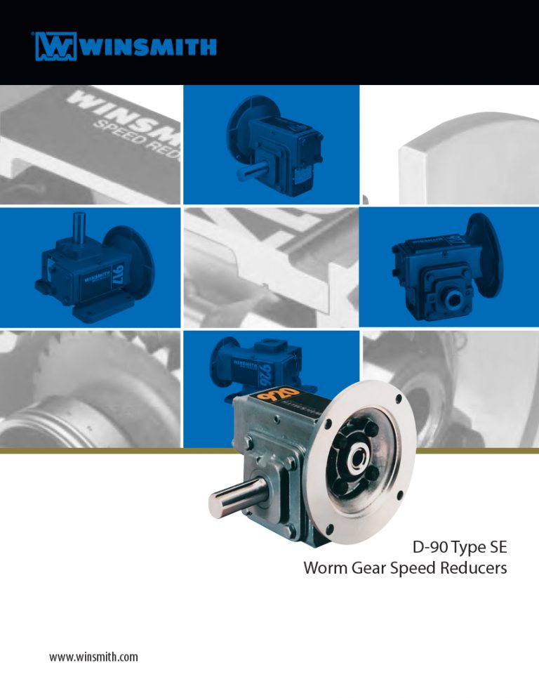 Product Information Winsmith Winsmith