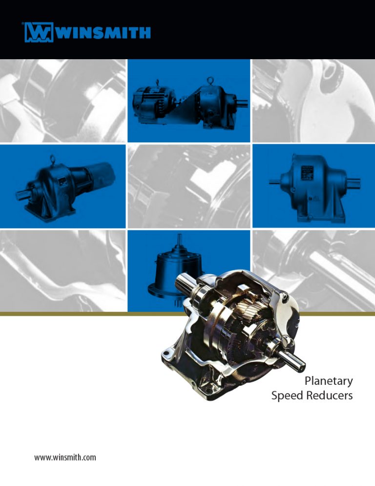 Product Information Winsmith Winsmith